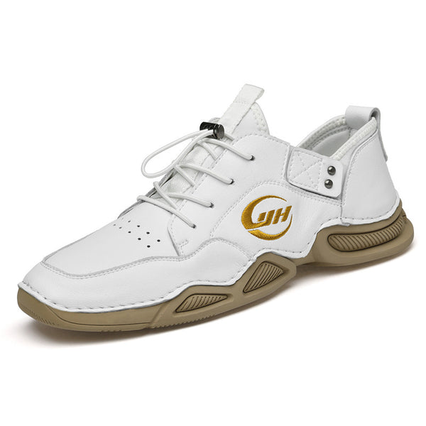 Zapatos Casuales de Cuero Transpirable