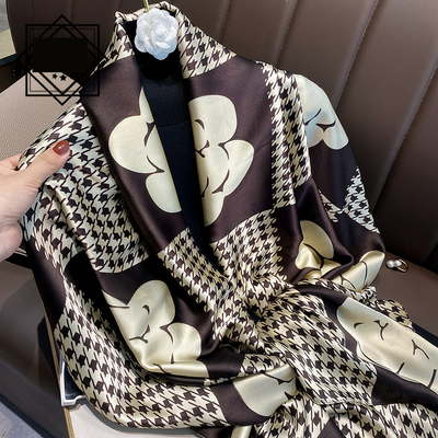 Foulard Ligero de Seda para Mujer - Bufanda Larga Elegante de Verano - Image 40