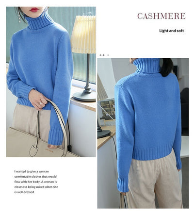 Suéter Lana Cuello Alto Slim Fit Mujer - Base Layer Premium - Image 24