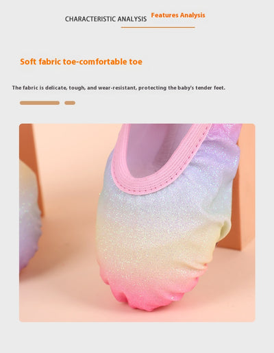 Zapatos de Práctica Arcoíris sin Cordones con Suela Suave para Niños - Image 9