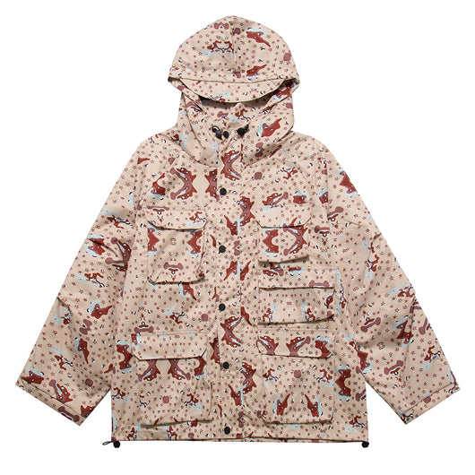 Chaqueta de Trabajo Holgada con Múltiples Bolsillos 3D - Image 6