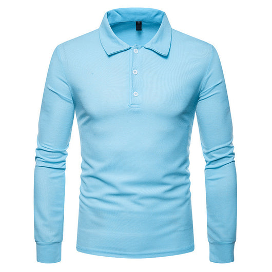 Camisa Casual de Manga Larga Slim Fit con Cuello de Color - Image 20