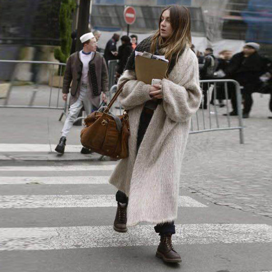 Cardigan Abrigo de Piel de Visón Polar - Image 17