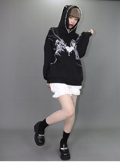 Sudadera Gótica Sailor Moon con Capucha - Estilo Anime Street Wear - Image 8