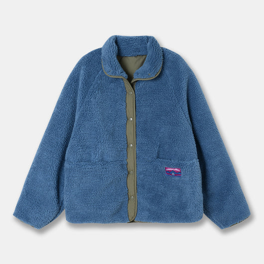 Abrigo de Lana de Cordero Gruesa para Mujer Estilo Coreano Invierno - Diseño Reversible con Cuello Alto - Image 7