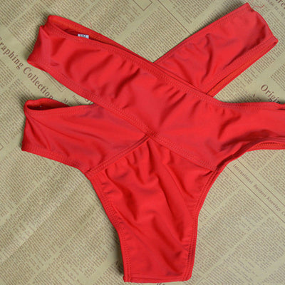 Bikini Cruzado de Dos Colores Diseño Sexy - Image 10