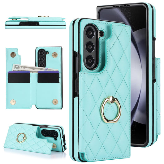 Funda de Cuero con Doble Hebilla para ZFOLD56 y ZFOLD34 - Estilo Clásico - Image 19