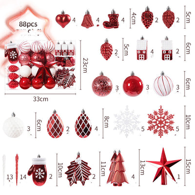 Set de 88 Adornos Navideños Decorativos - Image 8