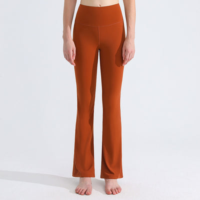 Pantalones Yoga Deportivos Antibacterianos Efecto Piel Desnuda con Campana - Image 5