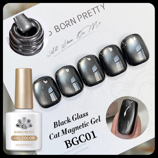 Esmalte Gel UV Degradado con Efecto Ojo de Gato y Microesferas de Cristal - Image 6