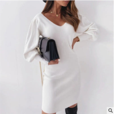 Vestido Largo de Encaje con Manga Larga para Otoño e Invierno - Image 10