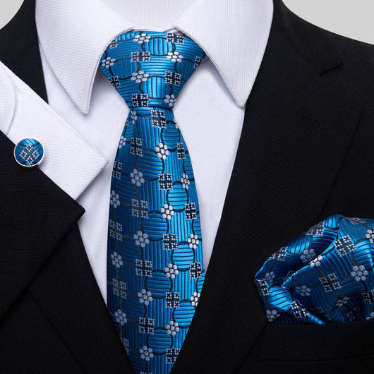 Conjunto de Corbata, Pañuelo y Gemelos para Hombre - Elegancia Empresarial - Image 31