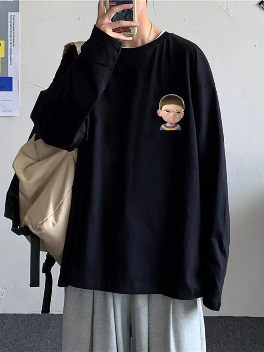 Ropa Suelta Otoñal para Hombre Talla Grande Estudiante - Image 6