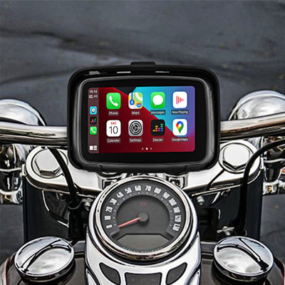 GPS Moto 5 pulgadas Wireless CarPlay Impermeable Portátil