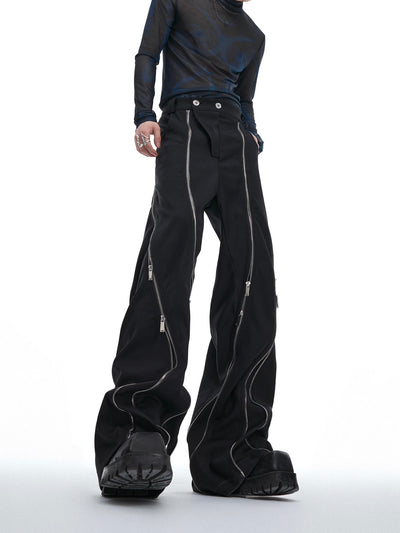 Pantalones Casuales Holgados con Drapeado para Hombre - Image 11