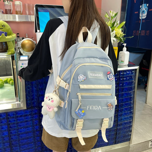 Mochila Elegante Mori de Gran Capacidad para Estudiantes de Bachillerato - Image 13