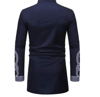 Camisa Dashiki Africana Estampada para Hombre - Estilo Hip Hop Casual - Image 8
