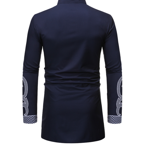 Camisa Dashiki Africana Estampada para Hombre - Estilo Hip Hop Casual - Image 8