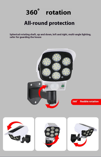 Lámpara LED Solar con Sensor de Movimiento para Exteriores - Impermeable - Image 13