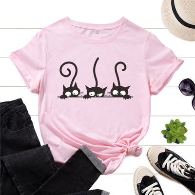 Camiseta de Algodón para Mujer - Manga Corta Perfecta para Verano - Image 4