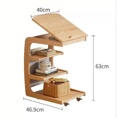 Mesita Auxiliar Móvil con Ruedas para Dormitorio y Sala - Image 9