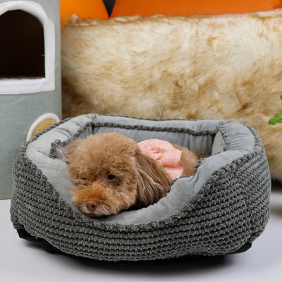 Cama Calmante para Jaula de Perro Mediano - Colchoneta Antiestrés con Peluche Suave - Image 8