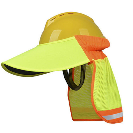 Visera Solar con Protección Anti-UV y Casco de Seguridad Integrado