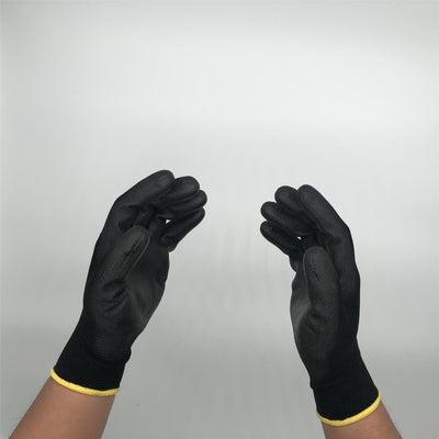 Guantes Antiestáticos con Palma Revestida PU Negro - Image 5