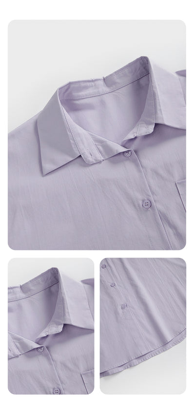 Blusa Blanca Clásica de Manga Larga para Mujer - Primavera - Image 9
