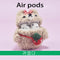 Peluche Pato y Oso con Tejido Tricot Acolchado