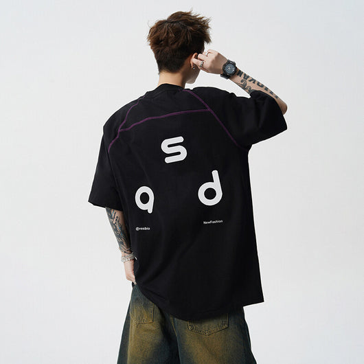 Playera de Algodón con Estampado de Letras - Image 4