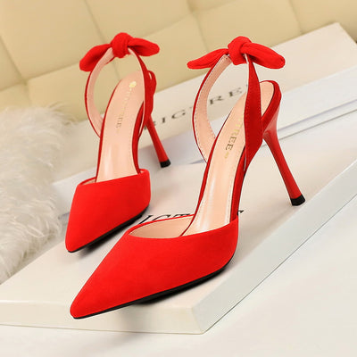 Sandalias con Tira Trasera y Moño Pequeño - Image 13
