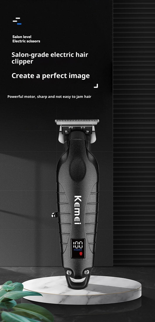 Cortadora de Cabello Profesional con Pantalla LCD y Cabezal de Aceite - Image 11