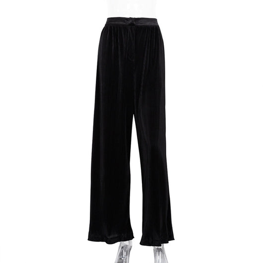 Pantalones Plisados Sueltos Estilo Retro Europeo Americano para Mujer - Image 27