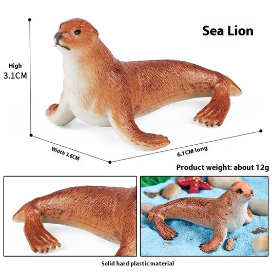 Juego Educativo de Animales Marinos Realistas para Niños - Image 37