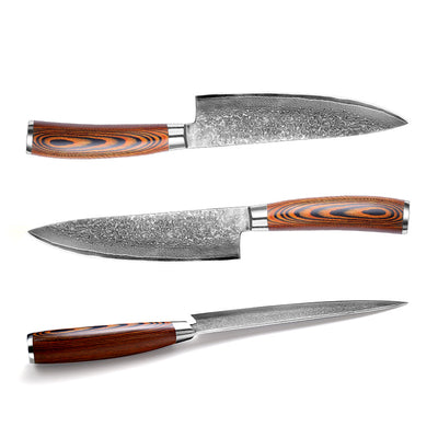 Cuchillo de Chef Damasco de 8 Pulgadas VG - Image 3