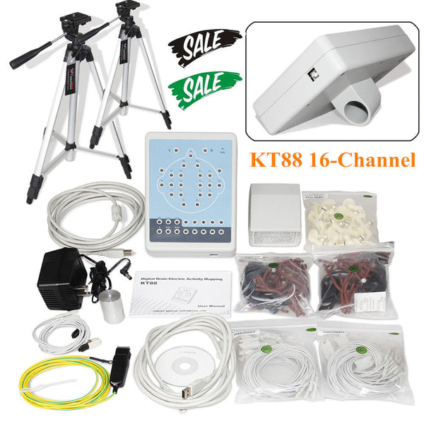 Sistema EEG Digital de 16 Canales con Mapeo Cerebral CE CONTEC KT88-1016