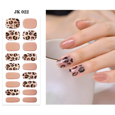 Pegatinas de Uñas UV Gel Semi-curadas Impermeables - Pure Desire Wind Wear - Image 32
