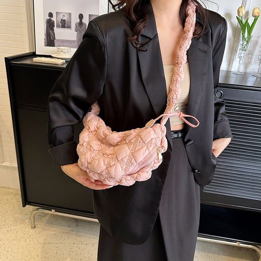 Bolso Bandolera Plisado Cloud - Versátil y Elegante para Todos tus Estilos