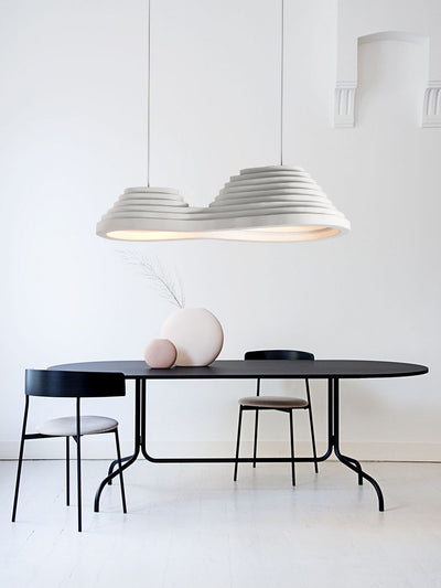 Lámpara Colgante Nórdica Minimalista Estilo Crema - Image 4