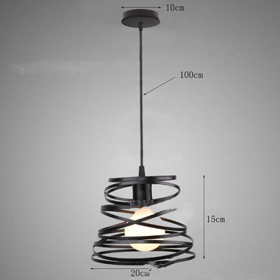 Lámpara Colgante Minimalista de Hierro para Restaurante y Bar - Image 4