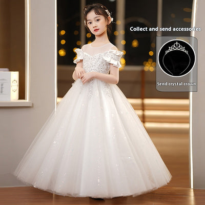 Vestido Princesa de Tul Elástico para Niñas - Image 7