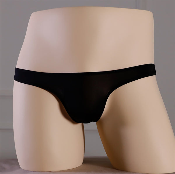Calzoncillos Hombre Seda Hielo Talle Bajo Cómodos Sin Costuras Efecto Segunda Piel