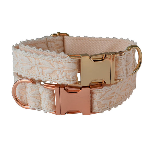 Collar para Mascotas con Moño de Encaje y Hebilla Metálica - Image 3