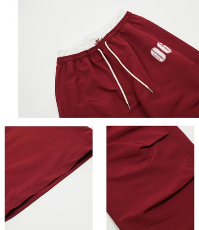 Pantalones Casuales Retro Americanos con Bordado y Detalles de Encaje para Mujer - Image 10
