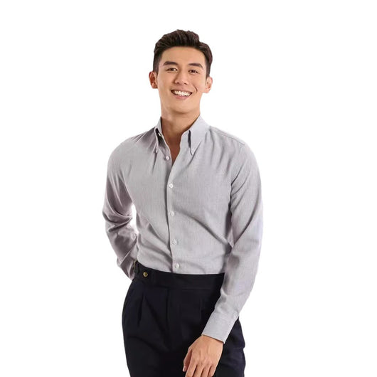 Camisa Casual de Cuadros Hombre Manga Larga sin Planchado - Image 5