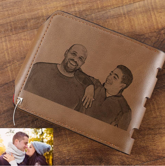 Billetera Corta para Hombre con Foto Grabada en Acabado Esmerilado - Image 16