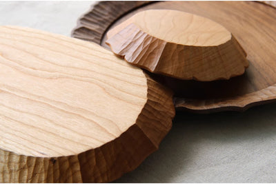 Bandeja de Té Japonesa Artesanal en Madera con Encaje Tallado a Mano - Image 12