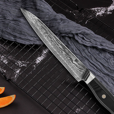Cuchillo Damasco para Chef y Sashimi - Acero Inoxidable Profesional - Image 6