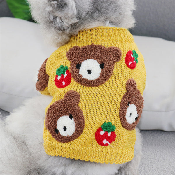Suéteres Cálidos para Mascotas - Ropa de Abrigo para Perros Otoño e Invierno